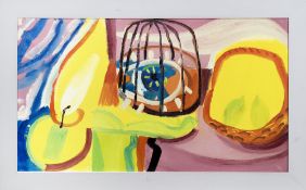 * DAVID COOK (SCOTTISH b. 1957), CANDLE & BIRDCAGE