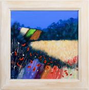 * JANE DUCKFIELD (BRITISH 1944 -2016), POPPIES & THE HARVEST