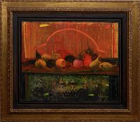 * JOAQUIM HIDALGO PAGES (SPANISH 1933 - 2011), STILL LIFE WITH FRUIT