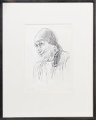 * PETER HOWSON OBE (SCOTTISH b. 1958), OLD WOMAN