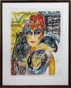 * JOHN BELLANY CBE RA HRSA (SCOTTISH 1942 - 2013), THE QUEEN OF THE NIGHT