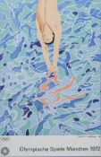 * DAVID HOCKNEY OM CH RA (BRITISH b. 1937), OLYMPISCHE SPIELE MÜNCHEN