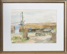 * VIOLET MCNEISH KAY RSW (SCOTTISH 1914 - 1971), HARBOUR SCENE