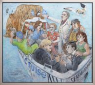 JOHN JOHNSTONE SSA (SCOTTISH b. 1941), A TRIP TO THE ROCK WITH BORIS, GRAYSON AND AUBREY