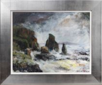 * ANDREW JOHNSTONE (SCOTTISH b. 1941), BRAEWICK, SHETLAND