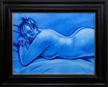 * PETER HOWSON OBE (SCOTTISH b. 1958), BLUE TEMPTRESS