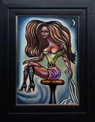 * ALLY THOMPSON (SCOTTISH 1955 - 2016), SEATED WOMAN