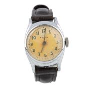 KELTON, 1950'S STAINLESS STEEL MANUAL WIND WRIST WATCH,