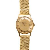 OMEGA CONSTELLATION, EIGHTEEN CARAT GOLD AUTOMATIC WRIST WATCH