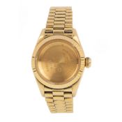 LADY'S ROLEX DATEJUST, EIGHTEEN CARAT GOLD CASE