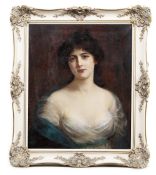 ABBEY ALTSON (BRITISH 1866 - 1948), PORTRAIT OF A WOMAN