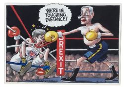 PETER BROOKS CBE, (b.1943), WE'RE IN TOUCHING DISTANCE!