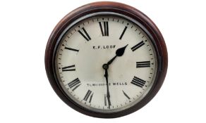 EARLY VICTORIAN WALL CLOCK, C.1850
