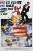 TWO JAMES BOND FILM POSTERS, ON HER MAJESTY'S SECRET SERVICE