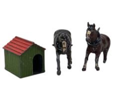 GROUP OF LEAD FIGURES,