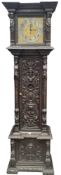 LARGE AND IMPRESSIVE GERMAN LONGCASE CLOCK, IN THE MANNER OF HERMLE, LATE 19TH/EARLY 20TH CENTURY