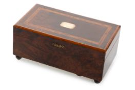 FRENCH MUSICAL CASKET, LATE 19TH/EARLY 20TH CENTURY