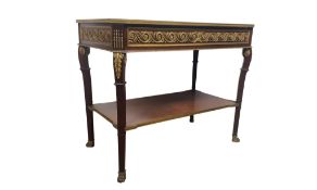 FINE EMPIRE STYLE KINGWOOD CENTRE TABLE, EARLY 20TH CENTURY