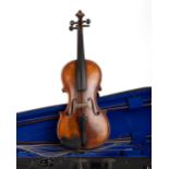 VIOLIN, BY MITTENWALD, MID 19TH CENTURY