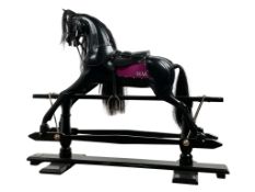 STEVENSON BROTHERS MILLENNIUM EDITION ROCKING HORSE, ON A TRESTLE BASE