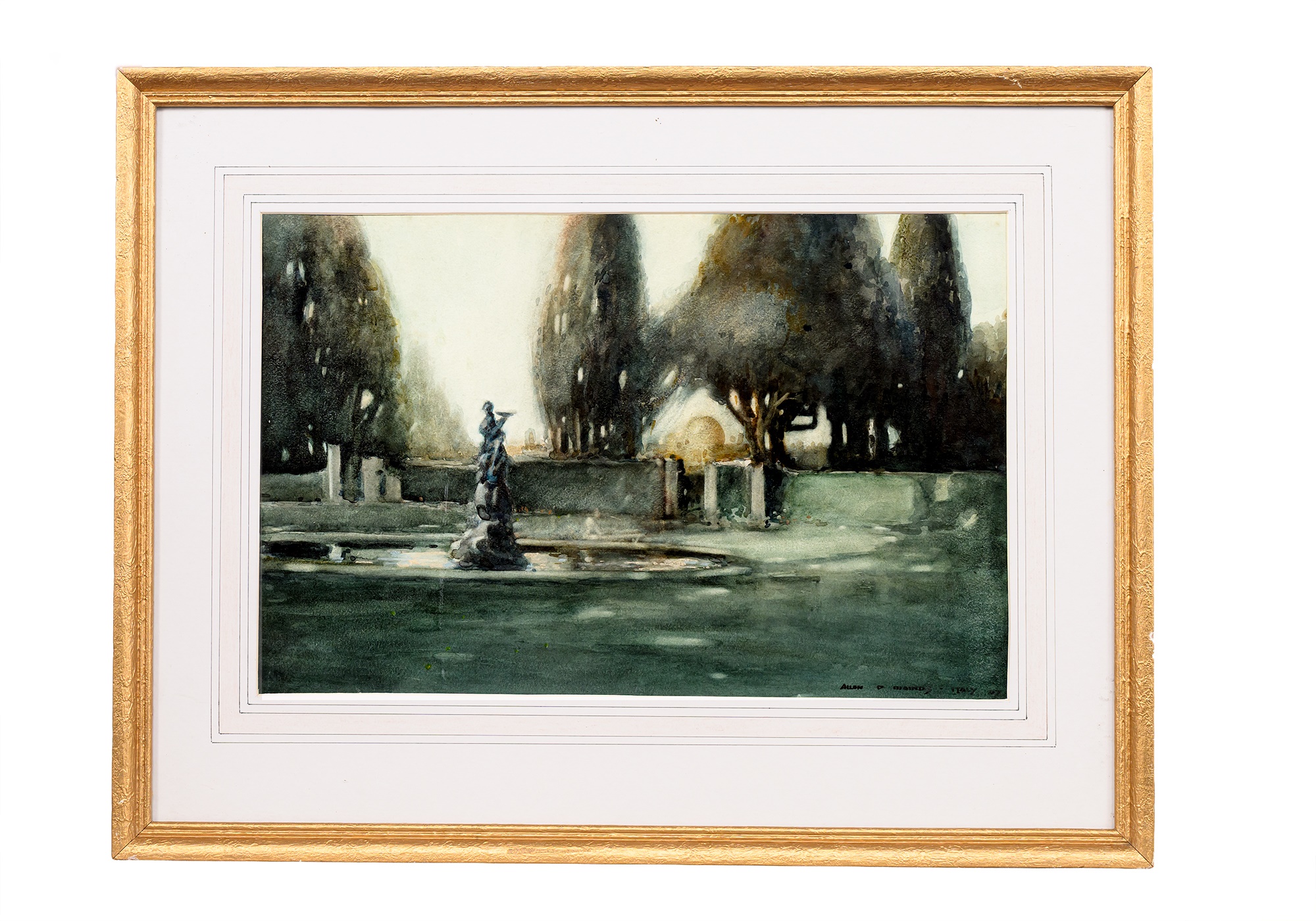 ALLAN DOUGLAS MAINDS (SCOTTISH 1881 - 1945), ITALIAN GARDEN