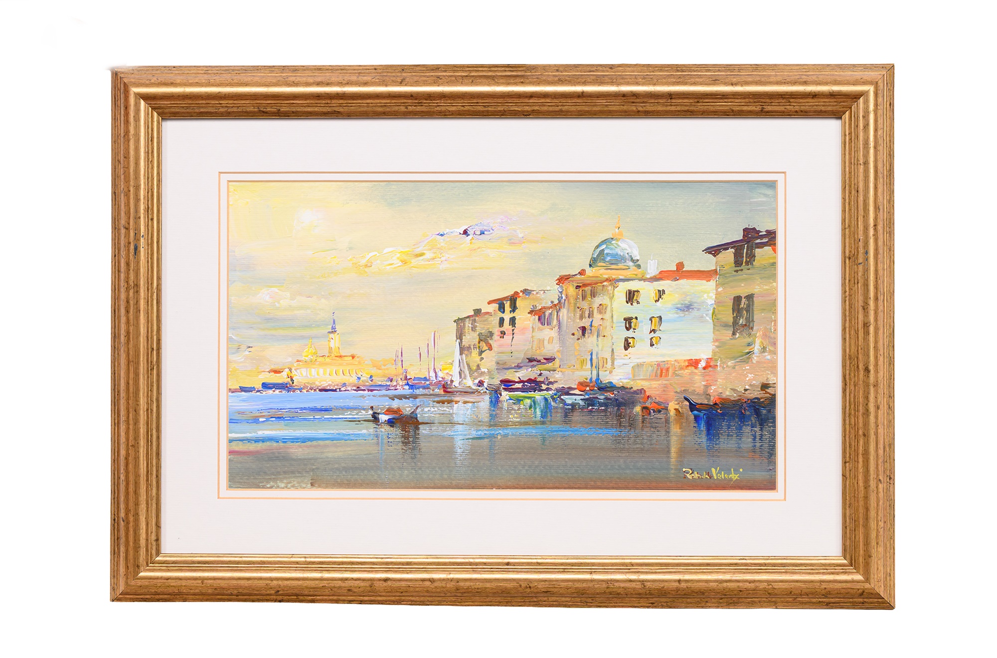 * ROBERTO LUIGI VALENTE (ITALIAN b. 1926), VENICE AT DUSK