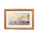 * ROBERTO LUIGI VALENTE (ITALIAN b. 1926), VENICE AT DUSK