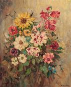 Anton Brouwer (Breda 1939-?) Field bouquet, signed (lower right), oil on canvas, 60 x 50 cm.