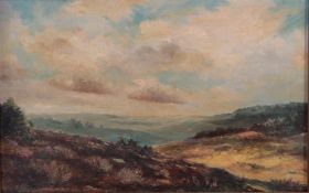 Dutch School, first quarter 20th century. Dune landscape, signed: 'Pastoor' (lower center), oil on c