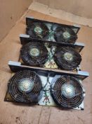 LOT OF 3 FANUC A05B-2502-C310 FAN UNIT