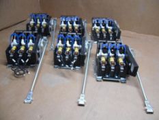 LOT OF 6 SQUARE D 9422 TCF33 FUSIBLE DISCONNECT SW