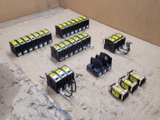 LOT OF 30 BUSSMAN JTN60030 FUSE HOLDER W/ ASSORTED