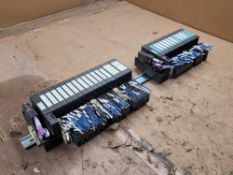 LOT OF 2 SIEMENS SIMATIC DP RACK W/ 6ES7 151-1BA02