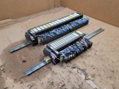 LOT OF 2 SIEMENS SIMATIC DP RACK W/ 6ES7 151-1BA02