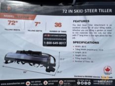72 IN Skid Steer Tiller