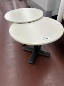 Rolling Round Tables qty 2