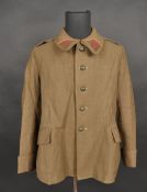 Vareuse 1938 11eme zouaves. En drap peigne, pattes de col du 11eme zouaves, volets de