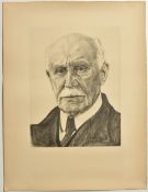 Un portrait du marechal realise lors de son emprisonnement sur l’ile d’Yeu signe BTT, dimension du