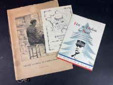 Programmes divers de Spectacle. Ensemble comprenant un livret de Theatre National de l'opera-Comique