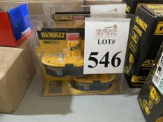 DEWALT 18V XRP COMBO PACK BATTERY'S (NEW)