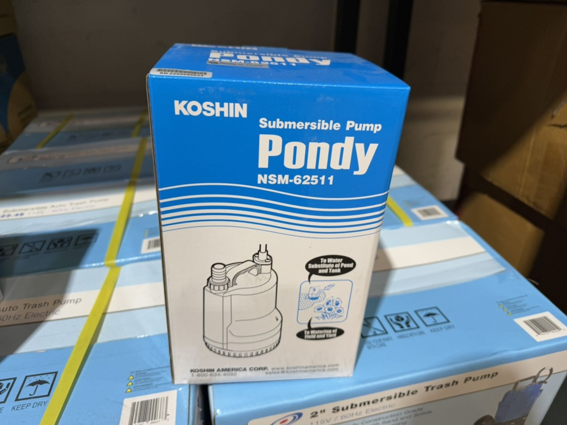 KOSHIN SUBMERSIBLE PUMP PONDY NSM-62511 (NEW)