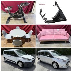 Fitness equipment, electronics, vehicles and more