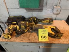 DEWALT CORDLESS TOOL SET WITH CHARGER AND BAG