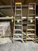 8' FIBERGLASS A-FRAME LADDER