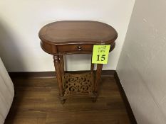 WOOD KIDNEY TABLE