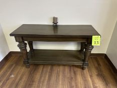 WOOD CONSOLE TABLE