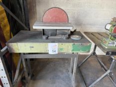 DISC SANDER ON METAL ROLLING STAND