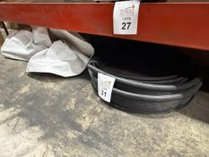 LOT CONSISTING OF PLASTIC BASEBOARD AND TARP