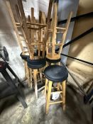 LOT CONSISTING OF BAR STOOLS