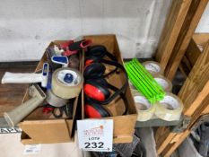 LOT CONSISTING OF ASSORTED TAPE GUNS & EAR
